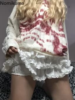 2025 Faldas Mujer De Moda Mini Women Skirt Japanese Jupe High Waist A-line Sweet Ruffles Saia Streetwear Casual Cute Y2k Skirts