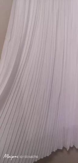 2021 High Quality Women Summer Skirt High Waist Vintage Women Pleated Skirt Saias Femme Boho White Long Chiffon Skirt Streetwear