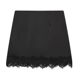 HXAO Women's Black Skirt Lace Mini Skirt Shorts Woman High Waist Elegant Party Skort For Women New Year Sexy Short Skirt Pants