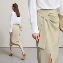 Amii Women's Skirt 2026 Autumn New H-Line Elegant Anti-wrinkle Split Skirt Solid Mid-length Versatile Woman Clothes 12621005