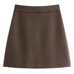 Woolen Short Skirts for Women 2025 Autumn Winter New Solid Color All-Match Slimming Mini Skirts Korean Basic Office Lady Skirt
