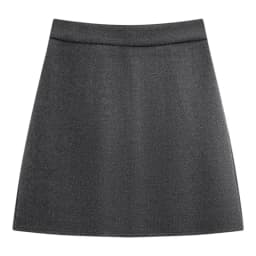 Woolen Short Skirts for Women 2025 Autumn Winter New Solid Color All-Match Slimming Mini Skirts Korean Basic Office Lady Skirt