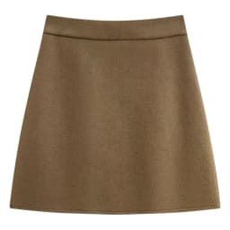 Woolen Short Skirts for Women 2025 Autumn Winter New Solid Color All-Match Slimming Mini Skirts Korean Basic Office Lady Skirt