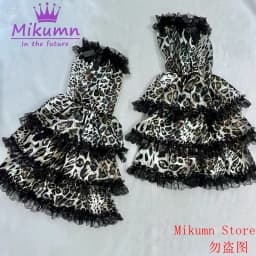Mikumn Harajuku Gothic Pink Leopard Print Skirt Y2k Punk Lace Cake Skirt Women Lolita Kawaii Pleated Mini Skirt Chic Streerwear