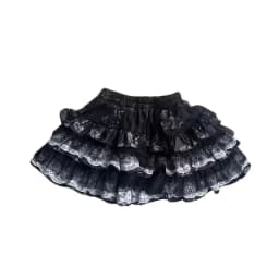 New Skirt Subculture Y2k Japanese Miniskirt Black Punk Harajuku Retro Mini Dress Party Skinny Lace Layered Puff A-line Skirts