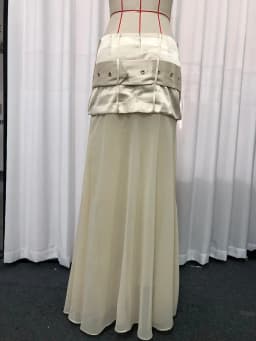 TWOTWINSTYLE Elegant Spliced Sequined Long Skirts for Women High Waist Patchwork Belt Temperament Skirt Female Fashion Clothing
