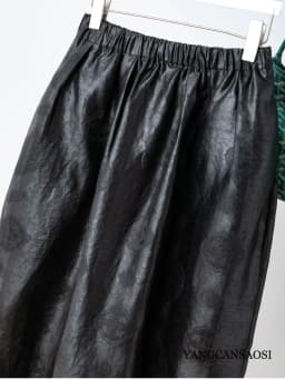 Women's Fashion Clothing 100% Natural Mulberry Silk Jacquard Fragrant Cloud Yarn Elastic Waist Split Black Cocoon Shaped Skirt