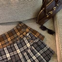 Vintage Plaid Pleated Skirt for Women Y2K Korean High Waist Faux Wool Mini Skirt Japanese Sweet Preppy All Match A Line Skirts