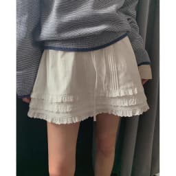 Sweet Lace White High Waist Half Skirt Women's Fashion Summer 2025 A-Line Short Skirt Versatile  Skirt for Petite Women