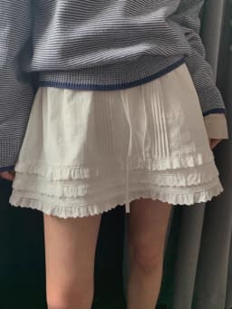 Sweet Lace White High Waist Half Skirt Women's Fashion Summer 2025 A-Line Short Skirt Versatile  Skirt for Petite Women