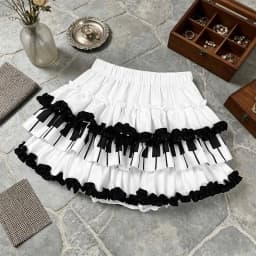 Summer Y2k Harajuku Mini Skirt Women High Waist Ruffle Trim Casual Party Music Festival Wear Korean Popular Kawaii Lolita Skirt