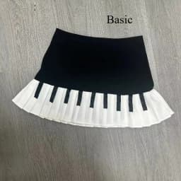 Summer Y2k Harajuku Mini Skirt Women High Waist Ruffle Trim Casual Party Music Festival Wear Korean Popular Kawaii Lolita Skirt