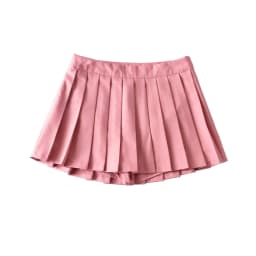 Summer Mini Skirts For Women Harajuku High Waist Skirts Womens Korean Fashion Sexy Skirts Vintage Pleated Skirt Tennis Pink Blue
