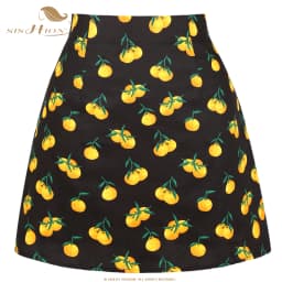 SISHION Dropshipping Floral Toucan Print Mini Skirt SS0008 Cotton Vintage Slim Retro Sexy Skirts Womens Ladies Women Skirt Y2K