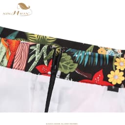 SISHION Dropshipping Floral Toucan Print Mini Skirt SS0008 Cotton Vintage Slim Retro Sexy Skirts Womens Ladies Women Skirt Y2K