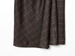 European and American style 2026 spring new women's clothing style simple and slim fit mid waist pleated plaid skirt