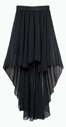 Summer 2026 Women's Fashion Rainbow Color Irregular Chiffon Skirts Candy Color Ruffles Sexy Skirts for Women