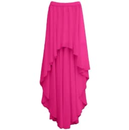 Summer 2026 Women's Fashion Rainbow Color Irregular Chiffon Skirts Candy Color Ruffles Sexy Skirts for Women