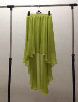 Summer 2026 Women's Fashion Rainbow Color Irregular Chiffon Skirts Candy Color Ruffles Sexy Skirts for Women