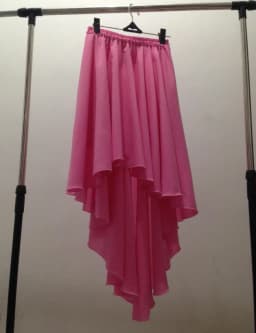 Summer 2026 Women's Fashion Rainbow Color Irregular Chiffon Skirts Candy Color Ruffles Sexy Skirts for Women