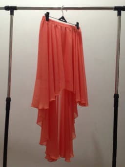 Summer 2026 Women's Fashion Rainbow Color Irregular Chiffon Skirts Candy Color Ruffles Sexy Skirts for Women