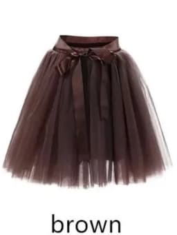 17 Colors Tulle Skirt Tutu Petticoats Short Underskirt 4 Layers 50 cm Puffy Skirt Crinoline Petticoat CPA1002 sxa10