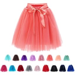 17 Colors Tulle Skirt Tutu Petticoats Short Underskirt 4 Layers 50 cm Puffy Skirt Crinoline Petticoat CPA1002 sxa10