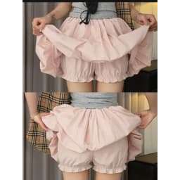 Puffy Flower Bud Short Skirt for Women Summer 2026 New High Waist Sporty Skirt Casual Style Embroidered Half Body Skirt