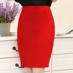 Fashion Summer 2026 Women Skirt Black Oversized High Waist Work Slim Pencil Skirt Red Open Fork Sexy Office Lady Skirts Female