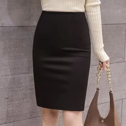 Fashion Summer 2026 Women Skirt Black Oversized High Waist Work Slim Pencil Skirt Red Open Fork Sexy Office Lady Skirts Female