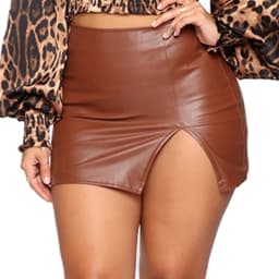 New High Waist Sexy Pencil Skirt Fashion Women Sexy PU Leather Tight Miniskirts Ladies Office Slim Bodycon Skirts Night Clubwear