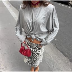 Women's High Waist Zebra Printed Skirt Midi Straight Slim Skirt Hip Package Panelled All‑match Outfit 2026 Autumn Trendy Skirts