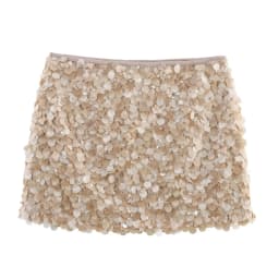 HH Women Summer Fashion Party Style Sequin Mini Slim Skirt Female Sexy Elegant Banquet Zipper High Waist Short A-Line Skirt