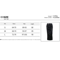 Fashion Autumn Sexy High Waist Bodycon Skirt Women Slim-fit Solid Color Slit PU Leather Long Skirt Black/White