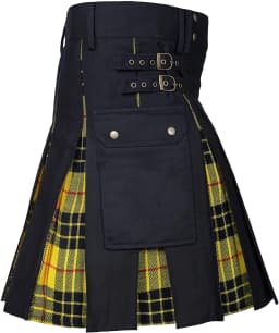2026 Vintage Scottish-Style Buckle Skirt for Men & Women,Multi-Color Plaid Patchwork Contrast Pleated Stage Performance Skirts