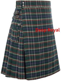 2026 Vintage Scottish-Style Buckle Skirt for Men & Women,Multi-Color Plaid Patchwork Contrast Pleated Stage Performance Skirts