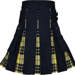 2026 Vintage Scottish-Style Buckle Skirt for Men & Women,Multi-Color Plaid Patchwork Contrast Pleated Stage Performance Skirts