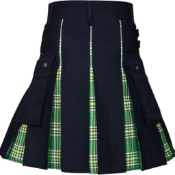 2026 Vintage Scottish-Style Buckle Skirt for Men & Women,Multi-Color Plaid Patchwork Contrast Pleated Stage Performance Skirts