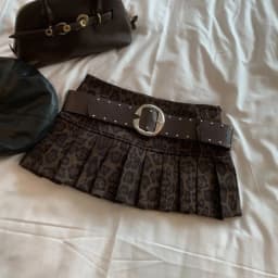 Aesthetic Leopard Print High-waist Short Skirt Women's Y2k Sexy Hot Girl New Slim Pleated Skirts High Street Retro A-line Skirt