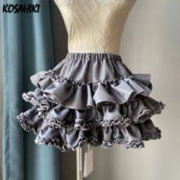 Japanese Kawaii Mini Pleated Skirts Shorts Womens JK Jupe Sweet Lolita Pant Skirt 2026 Y2k Aesthetic Ruffled High Waist Faldas