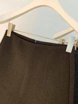 High Waist Thickened Woolen Skirt Pants Women's Retro Style A-Line Half-length Skirts Casual Pure Color Skirts