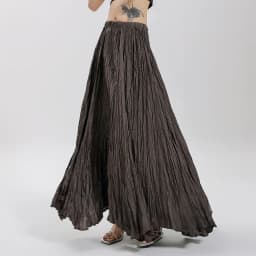 Solid Pleated Vintage Skirt Women 2025 Faldas Mujer De Moda High Waist Big Swing Jupe Fashion Korean Saia A-line Summer Skirts