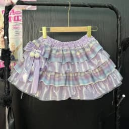 summer Japanese Kawaii Lolita Style Mini Skirt Women Sweet Cute Print Ruffles Bow Cake Skirt Girls Y2k High Waist fashion Skirts