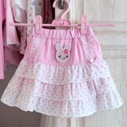 Japanese Jupe Summer Sweet Skirts for Women 2025 Faldas Mujer De Moda Rabbit Embroidery Cute Saia Chic Polka Dot Mini Skirt