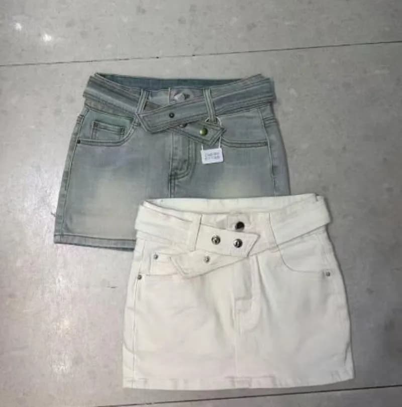 Summer High Waist White Denim Skirt for Women Y2k High Waist Slim Fit Bodycon Skirts 2026 New Vintage All-match Faldas Mujer