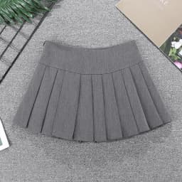 Pleated Mini Skirt with Slit SideLow Rise Accordion Pleat Miniskirt Y2K Skort E-girl Women's Outfit Spring Summer KPOP Outfit