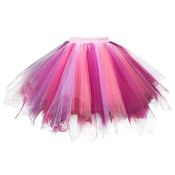 Women Tutu Skirt Fashion Rave Party Carnival Summer High Waist Mesh Skirts Pleated Mini Skirt Sexy Layered Club Short Pettiskirt