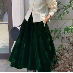 French Vintage Velvet Skirt New Autumn Winter Thick Women's High Waist A-Line Party Jupe Solid Color Folds Midi Faldas 534P