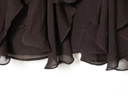 European and American style spring new women's clothing design asymmetrical ruffle edge skirt