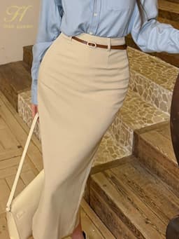 Women Sexy Elegant High Waist Summer Fashion Simple Work Sheath Pencil Maxi Skirts Solid Bodycon Long Skirt
